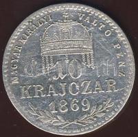 1869 K.B. 10kr Ag T:2-/3 K