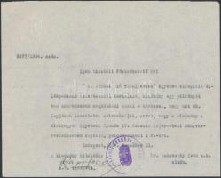 1934 Bp., Az óbudai híd elhelyezése, a Fővárosi Közmunkák Tanácsának állásfoglalása, 36p + a kiadván...