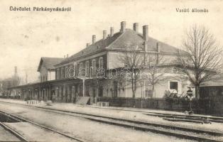 Párkánynána, Párkány-Nána, Sturovo; Vasútállomás / railway station (EK)