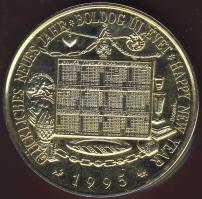 1995. Aranyozott Br naptárérem T:1