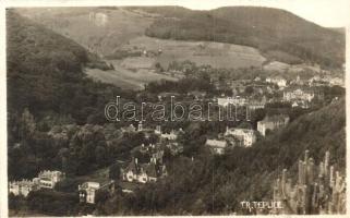 1925 Trencsénteplic, Trencianske Teplice; látkép / panorama photo
