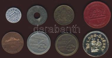 8db klf magyar zseton T:2,2/3