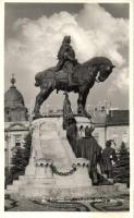 Kolozsvár, Cluj; Mátyás király szobor / statue