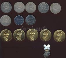 1978-80 Szovjetunió 6klf 1R "Olimpia" + S. Marino 1980. 100L "Olimpia" + Lengyel...