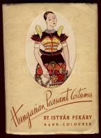 Pekáry István 10db-os magyar népviseleti grafikai sorozata leporello formában kb. 1930