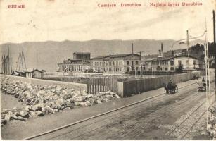 Fiume, Danubius Hajóépítőgyár / Camiere Danubius / ship factory (EK)