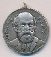 1894. "Kossuth Lajos / 1894 Márczius hó 21.én" jelzett Ag emlékérem sérült füllel (5,70g/0.750/24mm) T:2,2- karc, törött fül