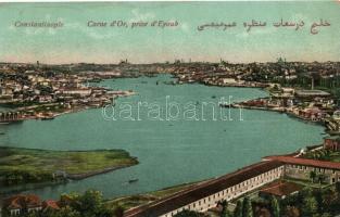 Constantinople, Corne dOr, prise dEyoub / Golden Horn