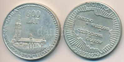 Lengyelország 1979. "II. János Pál pápa Lengyelországban" fém emlékérem (35mm) + 1982. &qu...