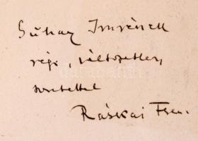 Ráskai Ferenc: Áram a tengerben. Jászai Mari Rajeci regénye. Bp., 1938, Királyi Magyar Egyetemi Nyom...