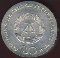 NDK 1979. 20M Ag "Lessing" T:2+