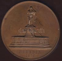 1872. "Mehádia-Magyar Orvosok és Természetvizsgálók..." Br plakett szign.: Seidan T:2+