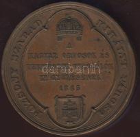 1865. "Pozsony-Magyar Orvosok és Természetvizsgálók..." Br plakett szign.: Seidan T:2/3+ kis ph