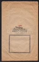 cca 1930 Bp., VI. (XIV:) Torday Ferenc Szent Veronika gyógyszertára reklámos papírzacskó. 19x30 cm