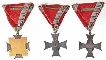 1992. "A Legénységi Szolgálati Jel I.,II. és III. fokozata" aranyozott, ezüstözött, zománc...