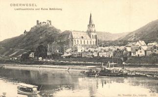 Oberwesel, Liebfrauenkirche und Ruine Schönberg (cut)