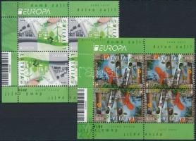 Europa CEPT, Environmental Awareness set corner blocks of 4 + stamp-booklet Europa CEPT, Környezettu...