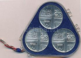 1977. 200Ft Ag 3xklf "Magyar festők II. / Csontváry, Mányoki, Rippl-Rónai" sor, eredeti pl...