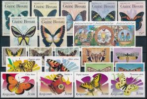 Lepke motívum 23 klf bélyeg, Butterfly 23 stamps