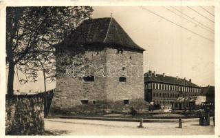 Kolozsvár, Cluj; Bethlen bástya, Márton Jenő felvétele / bastion (ragasztónyom / glue mark)