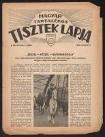 1940 Magyar Tartalékos Tisztek Lapja. I évf. 1. szám., kissé viseltes, szakadozott állapotban.