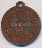 1894. "Kossuth Lajos / Szabadság, Egyenlőség, Testvériség 1848" Cu emlékérem (30,5mm) T:2 ...