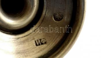 Ezüst (Ag.) pohárka, jelzett, m: 7 cm, nettó 21 g