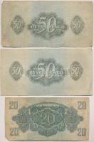 1944. 1P-100P "A Vörös Hadsereg Parancsnoksága" (10x) T:III,III-