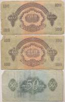 1944. 1P-100P "A Vörös Hadsereg Parancsnoksága" (10x) T:III,III-