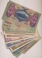 16db-os vegyes magyar pengő bankjegy tétel, közte 1db adópengő és 1930. 20P T:III,III-