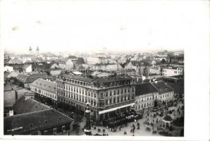 1946 Győr, Royal szálló és kávéház, Magyar Általános Hitelbank Győri Fiókja, photo (EK)