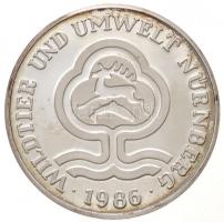 Németország 1986. "Deutscher Jagdschutzverband / Wildtier und Umwelt Nürnberg - 1986" Ag e...