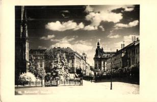 1940 Kolozsvár, Cluj; Mátyás király tér / square, 'Kolozsvár visszatért' So. Stpl, photo (EB)