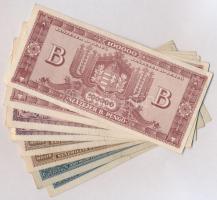 1945. 1.000.000P (17x) + 1946. 100.000.000P (5x) + 1.000.000.000P (4x) + 100.000BP (9x) T:II-III
Ad...