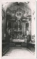 Somorja, Somorin; Nagyboldogasszony Plébánia, római katolikus templom, belső, Wojtowicz R. kiadása / church, interior, photo