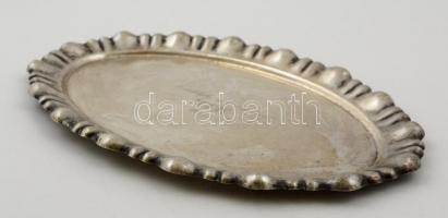 Ezüst(Ag) tálca "I. osztályba való bejutásért MTK 1942" gravírozott felirattal, jelzett, 2...