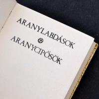 Hoffer József: Aranylabdások, aranycipősök. Bp., 1978, Sportpropaganda. Kiadói aranyozott műbőr köté...