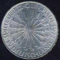 NSZK 1972D 10DM Ag "Olimpia-spirál" T:1