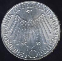 NSZK 1972D 10DM Ag "Olimpia-spirál" T:1