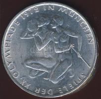 NSZK 1972. 10DM Ag "Olipia-sportolók" T:1