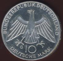 NSZK 1972G 10DM Ag "Olimpia- szalag" T:1