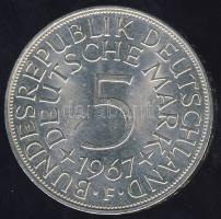 NSZK 1967F 5DM Ag  T:2
