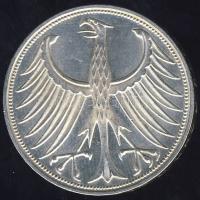 NSZK 1967F 5DM Ag  T:2