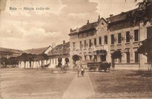 Baja, Mátyás király tér, vendéglő és szálloda, Bernáth üzlete (EK)