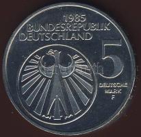 NSZK 1985.  5DM  "...Jahr der Musik"  T:2