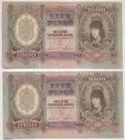 1943. 1000P (3x) T:III,III-