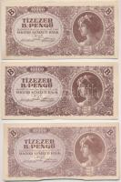 1946. 10.000BP (8x) T:I-,II,II-