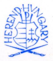 Matzon Frigyes (1909-1986) ~1940-1950.  "Pontifex Maximus XII. Pius 1939." jelzett Herendi...