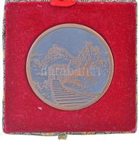 Kína DN "China Tourism - Tourisme Chinois - China Reisen" fém emlékérem, ló motívummal, er...