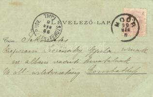 1899 Budapest I. Szent Gellérthegy, Tabán városrész; Ottmar Zieher litho